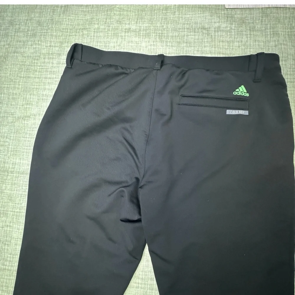 ADIDAS COLD RDY Pants Mens Large 38x30 Primeblue Joggers Taper Golf Black HB1748